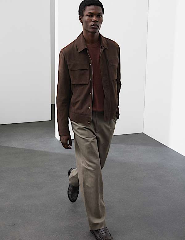 Suede Trucker Jacket - BE