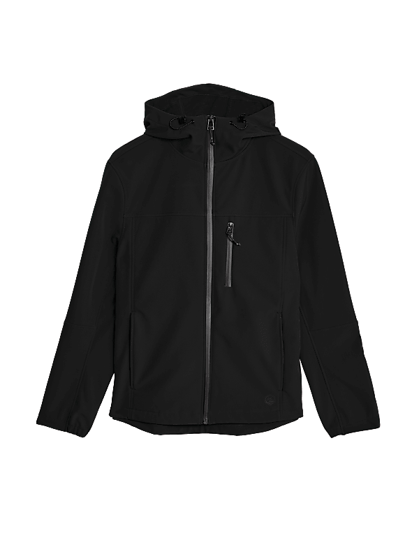 Buy Softshell Hooded Jacket with Stormwear™ at Marks & Spencer