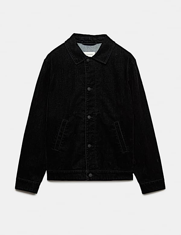 Flocked Denim Jacket - NZ