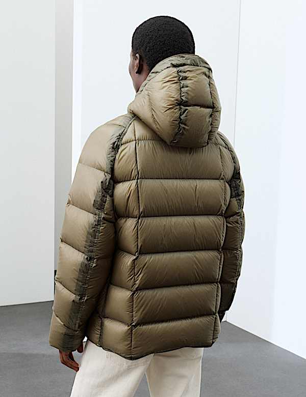 "Feather and Down Translucent Puffer Jacket - UA