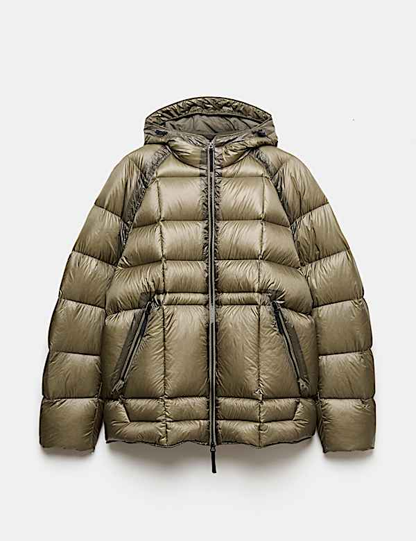 "Feather and Down Translucent Puffer Jacket - UA