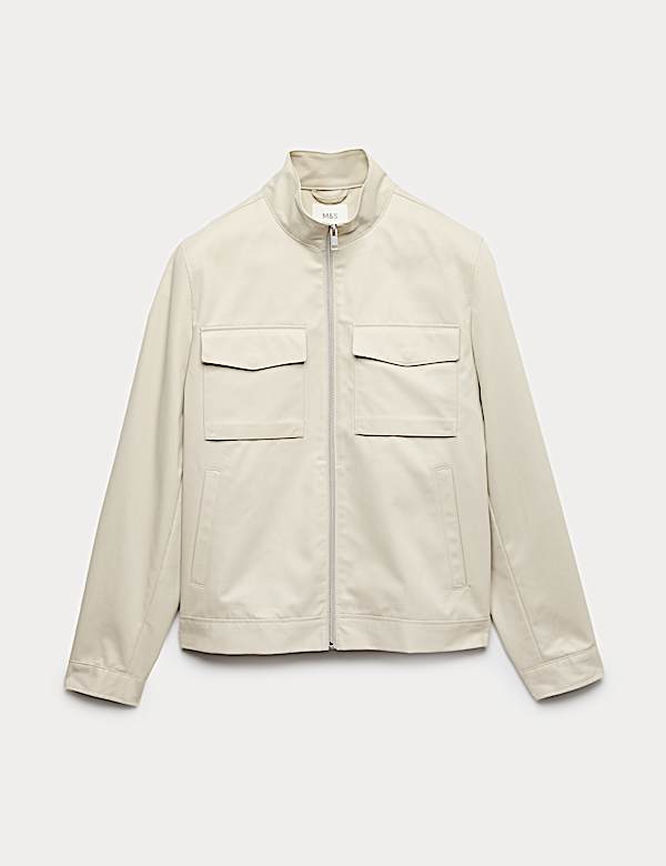 Pure Cotton Harrington Jacket - CH