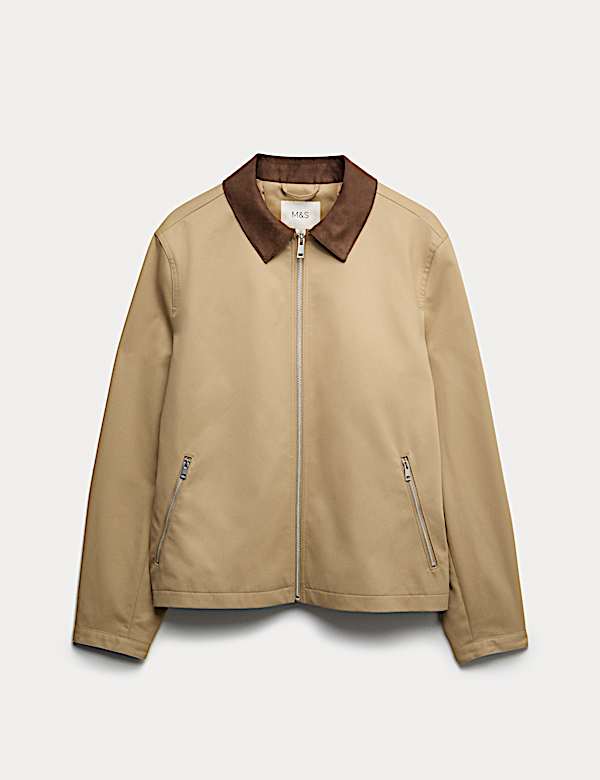 Pure Cotton Harrington Jacket - FR