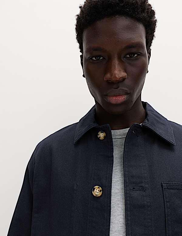Pure Cotton Chore Jacket - JE