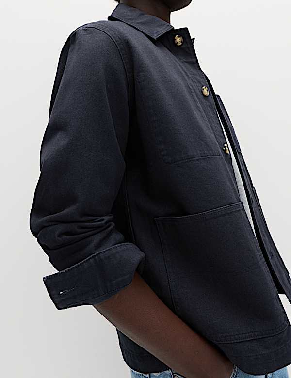 Pure Cotton Chore Jacket - JE