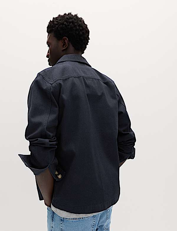 Pure Cotton Chore Jacket - JE