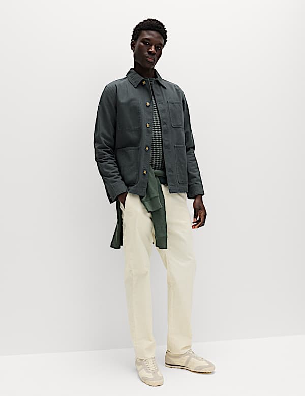 Stevig zuiver katoenen jasje - BE