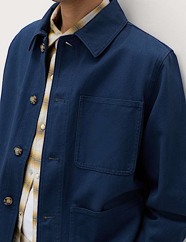 Pure Cotton Chore Jacket - SE