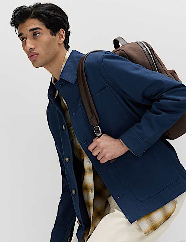 Pure Cotton Chore Jacket - SE