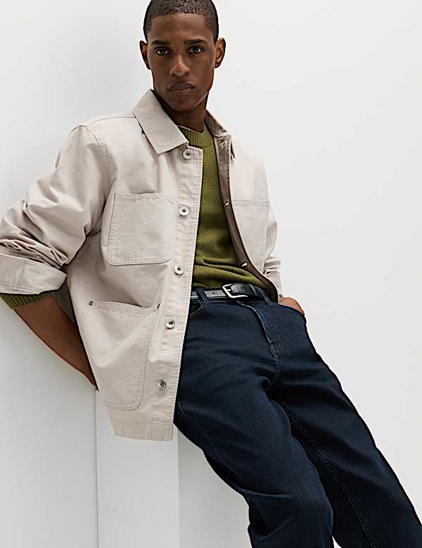 Pure Cotton Utility Jacket - US