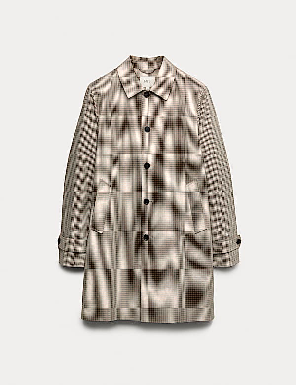 Pure Cotton Check Mac with Stormwear&trade; - JO