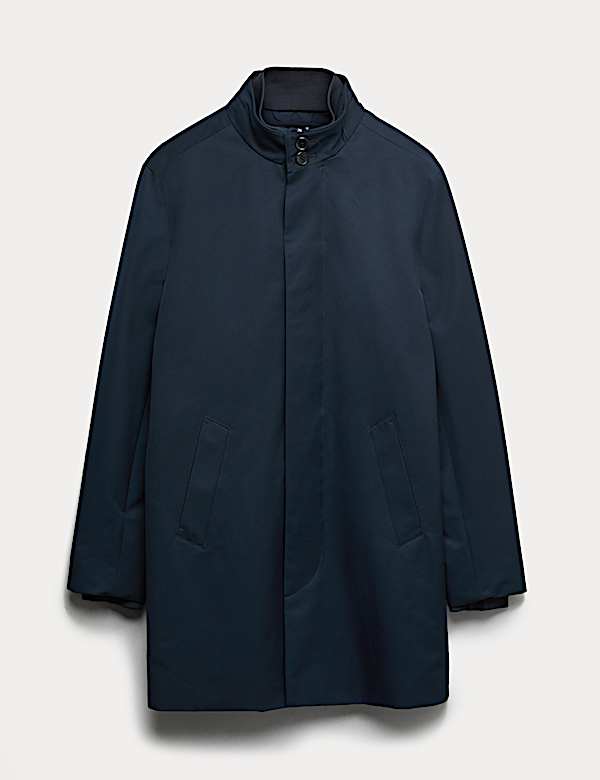 Funnel Neck Mac with Stormwear&trade; - US