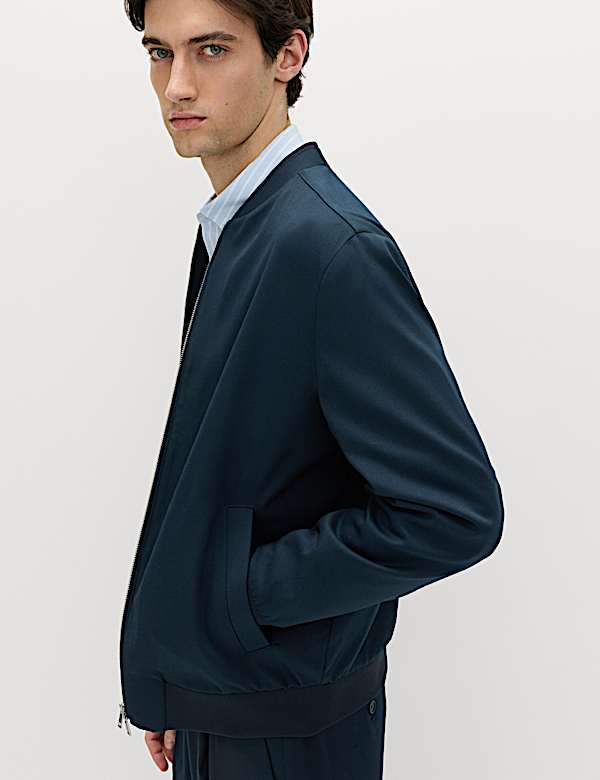 Zip-Up Bomber Jacket - GR