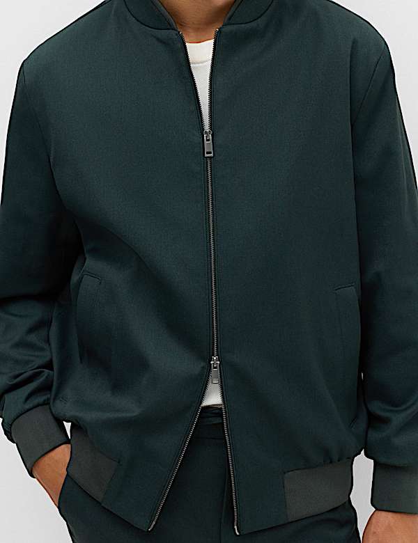 Zip-Up Bomber Jacket