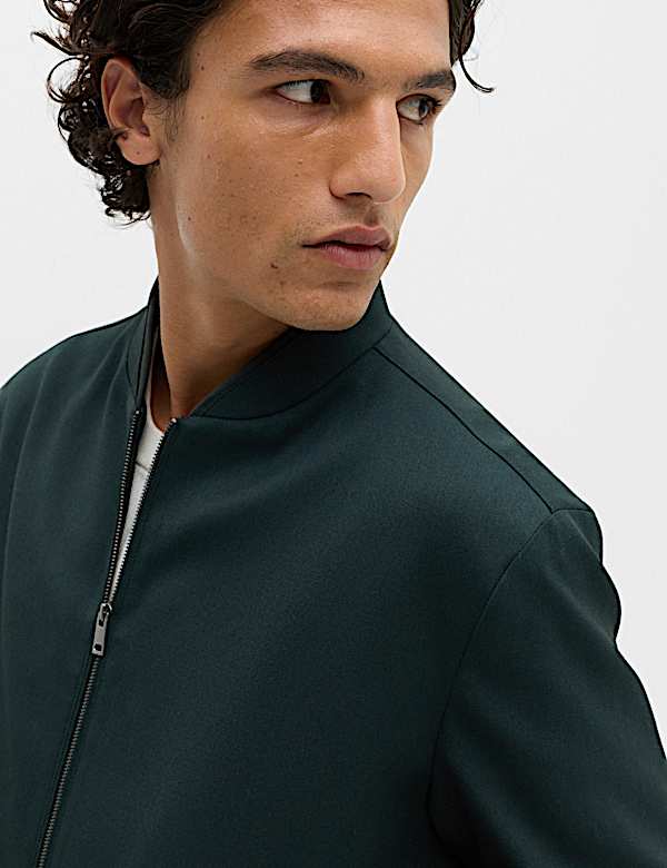 Zip-Up Bomber Jacket