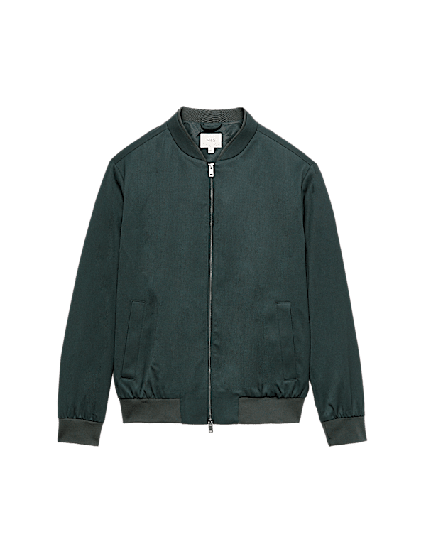 Zip-Up Bomber Jacket