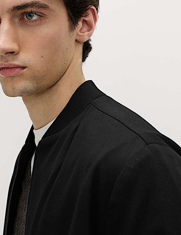 Zip-Up Bomber Jacket - AU
