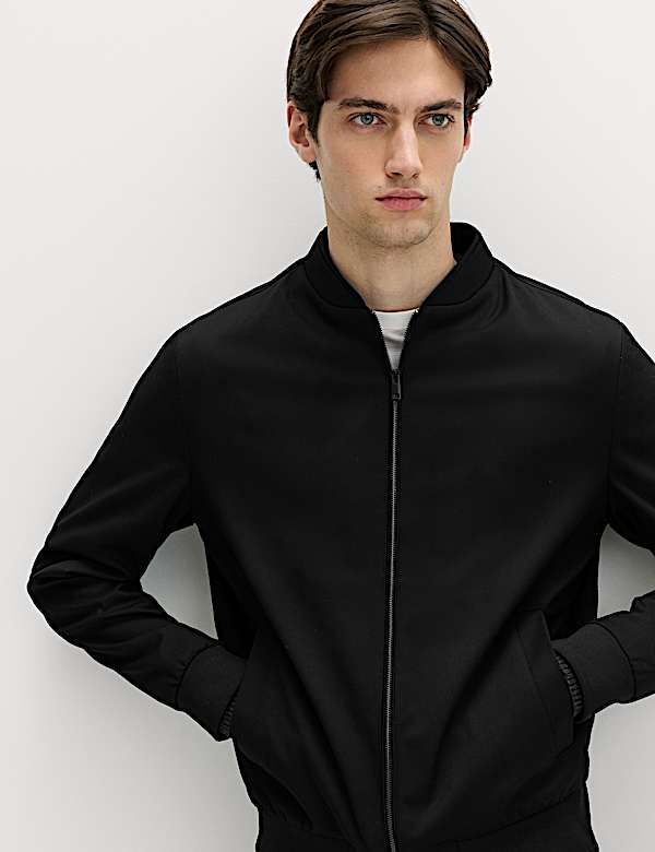 Zip-Up Bomber Jacket - AU