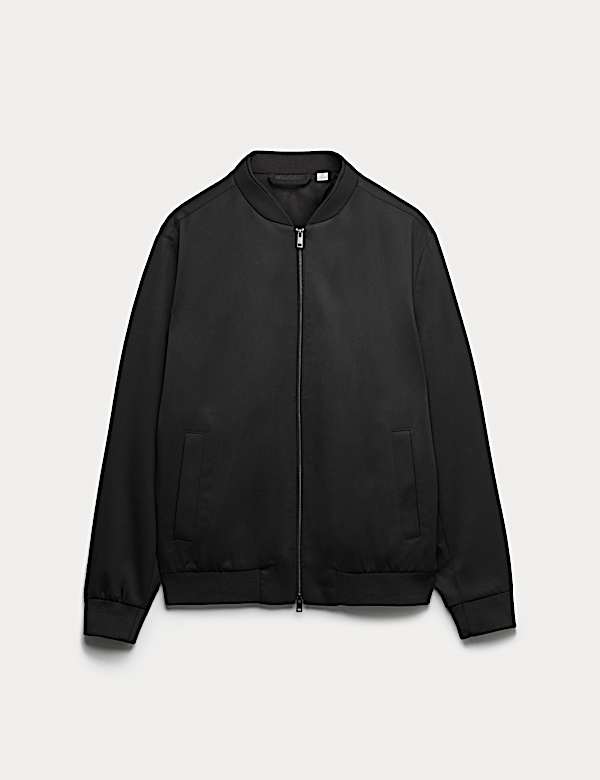 Zip-Up Bomber Jacket - AU