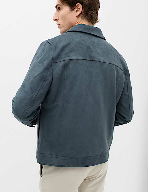 Faux Suede Overshirt - CA