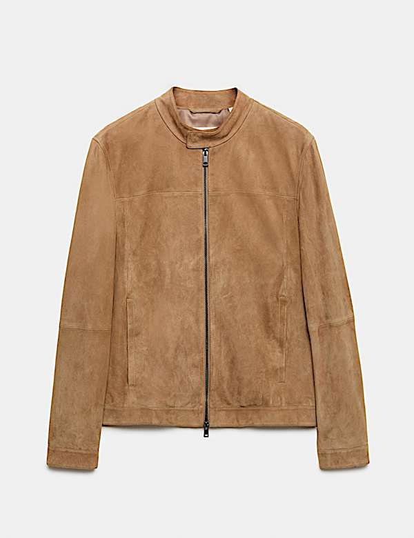 Suede Cafe Racer Jacket - UA