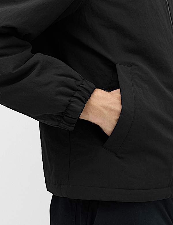Zip Through Padded Harrington Jacket - IL