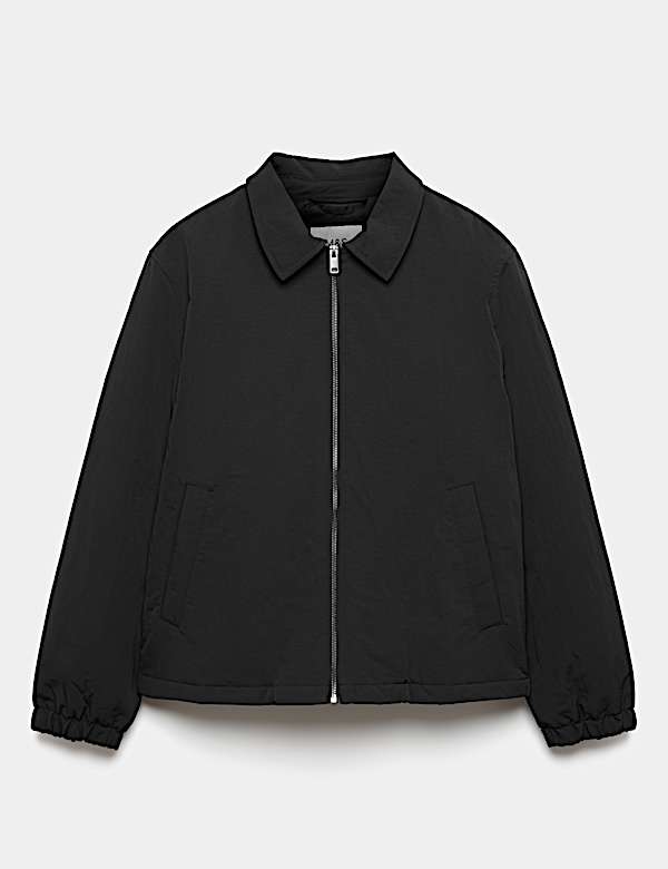 Zip Through Padded Harrington Jacket - IL