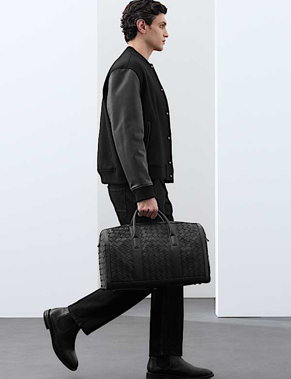 Wool Blend Bomber Jacket - AL
