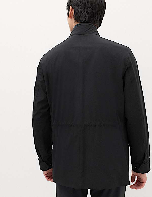 4 Pocket Funnel Neck Jacket - CA