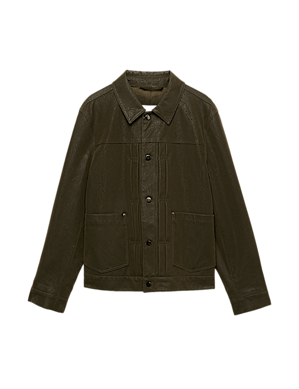 Faux Suede Utility Jacket