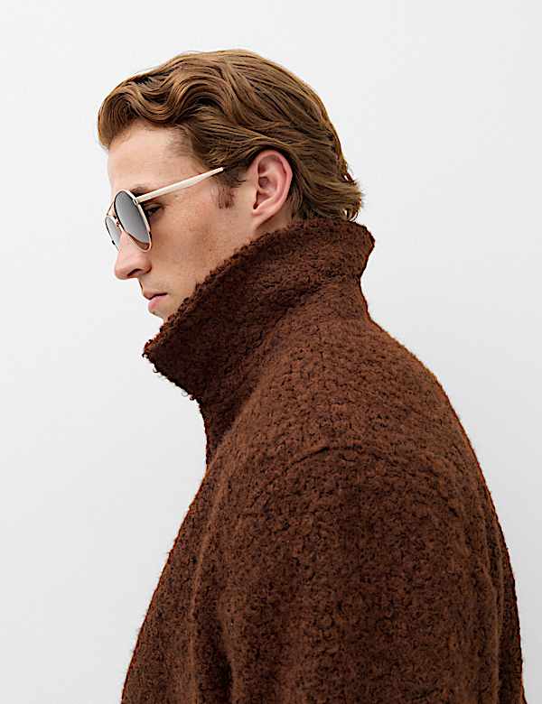 Boucl&eacute; Zip Through Jacket - RS