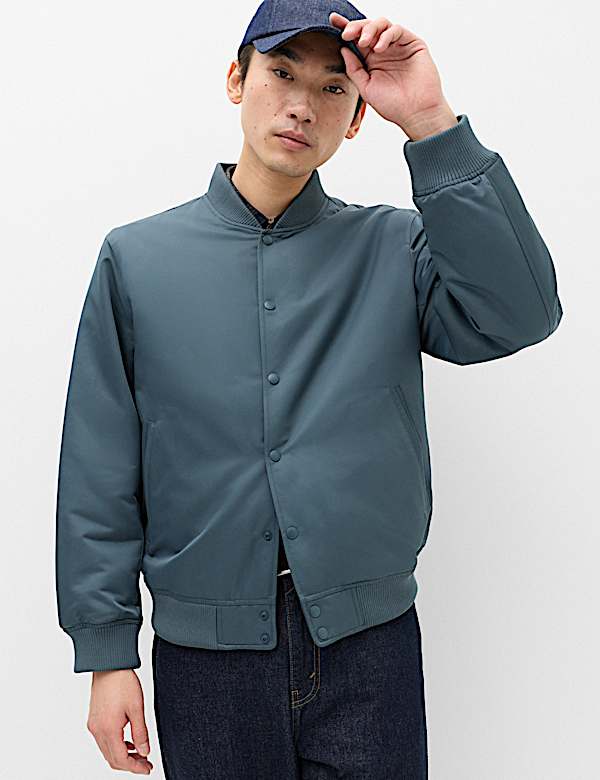 Satin Bomber Jacket