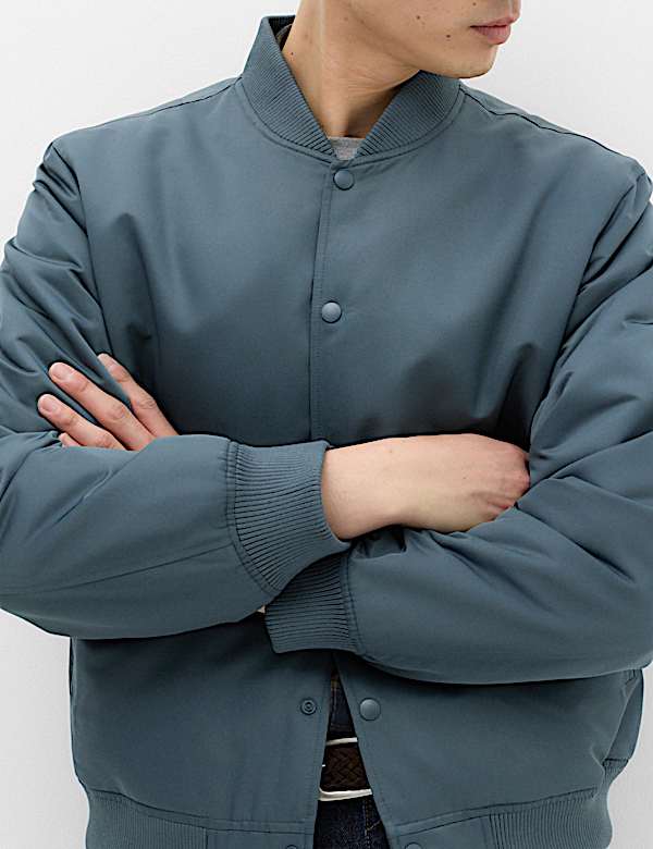 Satin Bomber Jacket