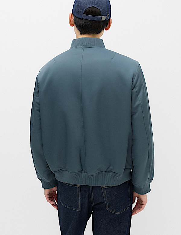 Satin Bomber Jacket
