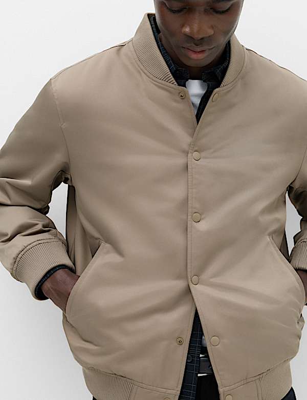 Satin Bomber Jacket - HU
