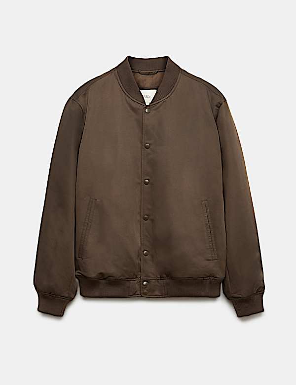 Satin Bomber Jacket - CA