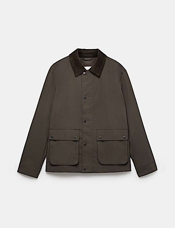 Chaqueta ligera de efecto arrugado - US