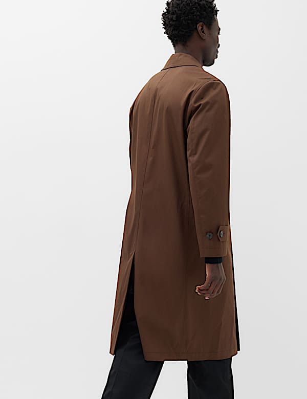 Pure Cotton Double Breasted Trench Coat - JE