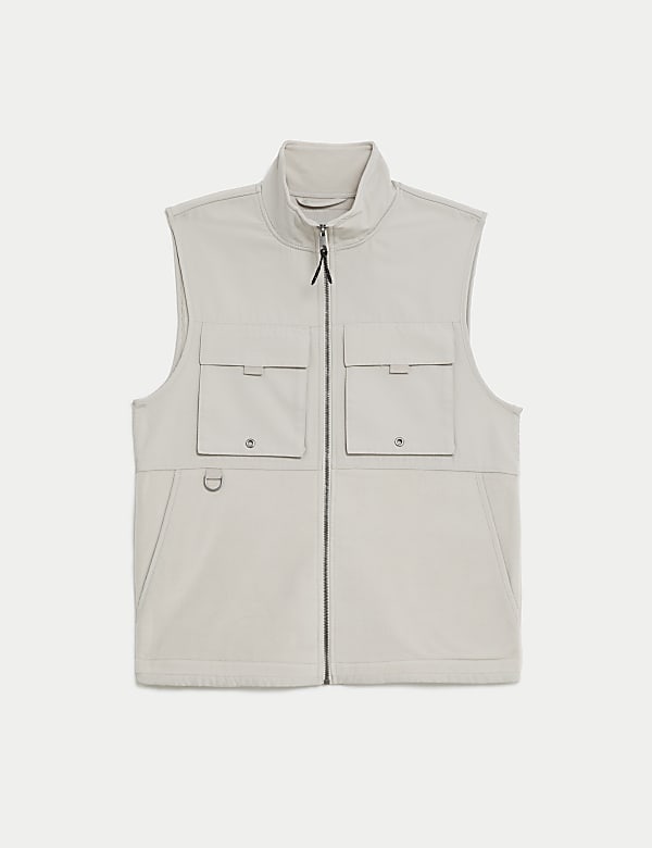 Pocketed Ripstop Fleece Gilet - MV