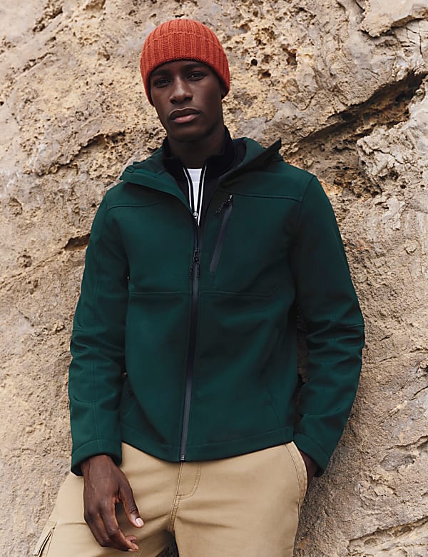 Softshell Hooded Jacket with Stormwear