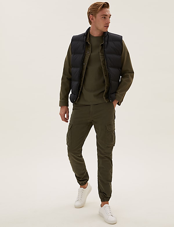 Feather and Down Puffer Gilet