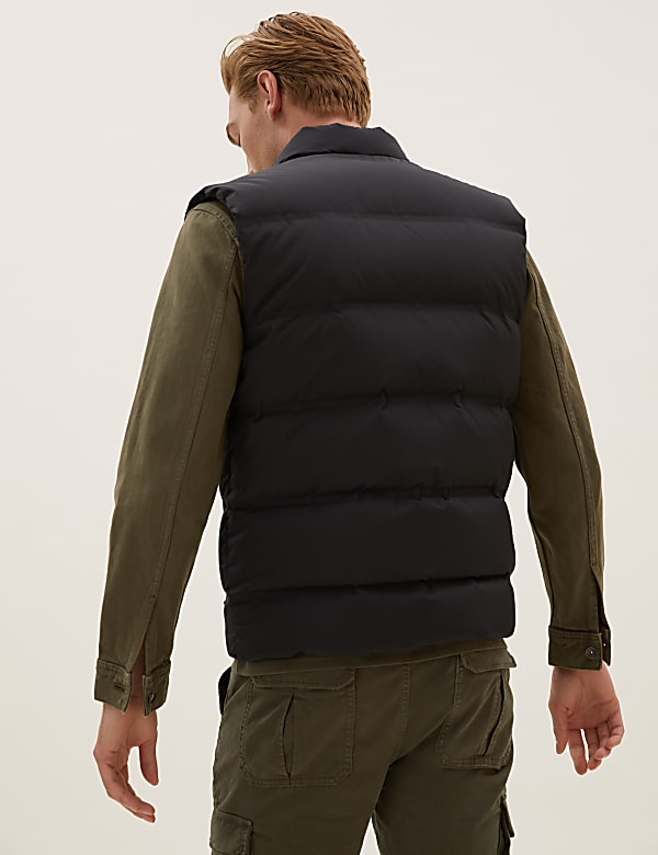 Feather and Down Puffer Gilet