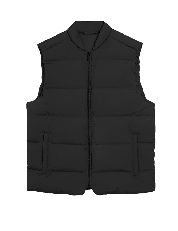 Feather and Down Puffer Gilet