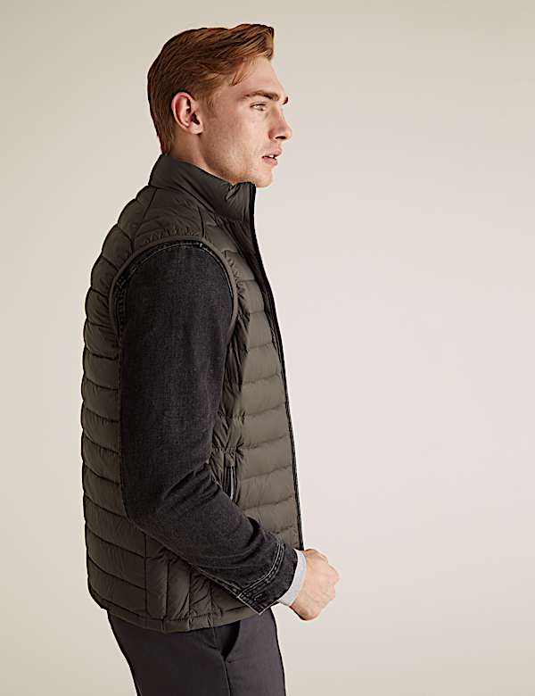 Feather & Down Padded Gilet Stormwear&trade;