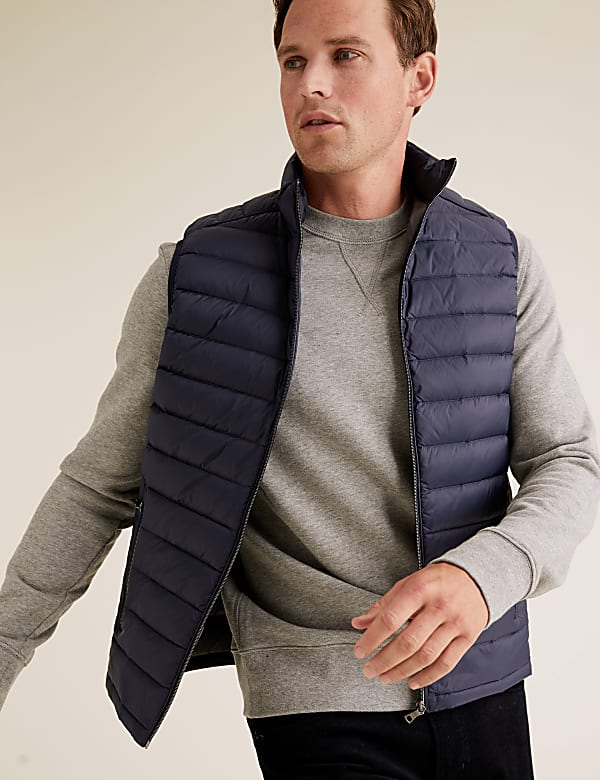 Feather & Down Padded Gilet Stormwear™
