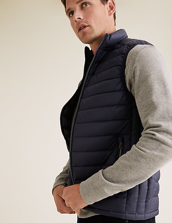 Feather & Down Padded Gilet Stormwear™