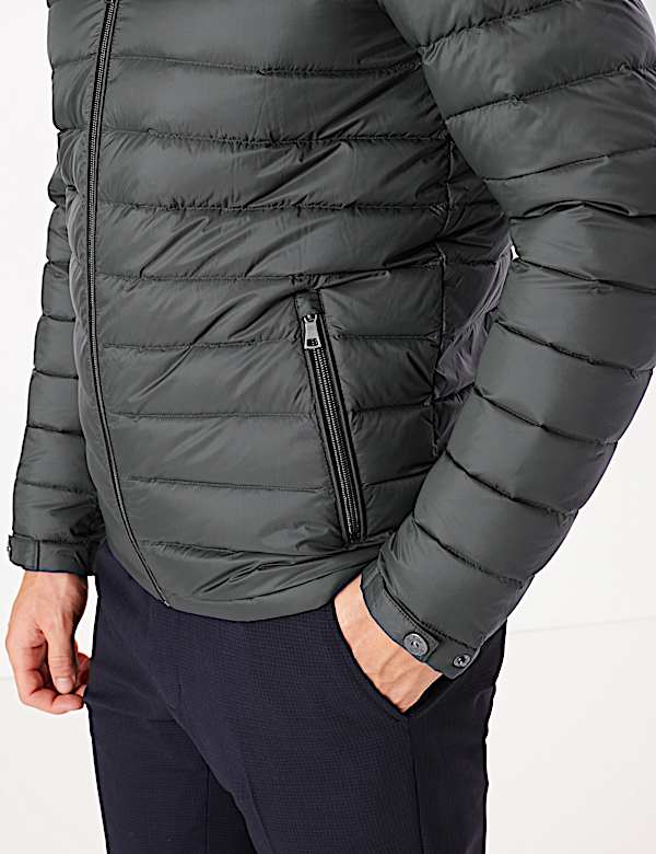 Feather & Down Puffer Jacket
