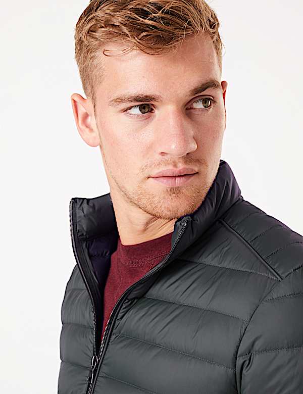 Feather & Down Puffer Jacket