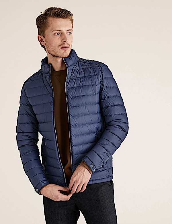 Feather & Down Puffer Jacket