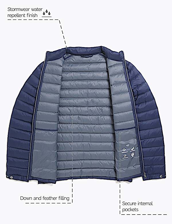 Feather & Down Puffer Jacket